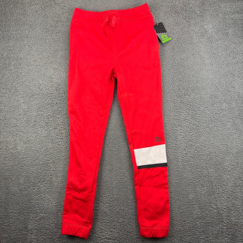 RBX‎ Kids Red Jogger Sweatpants Size Large 14/16 Athletic Cotton Blend
